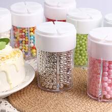 Rắc, Rắc để trang trí bánh 4 kích cỡ, 100g Rắc màu trắng ngọc trai để nướng bánh Cupcake kem sô cô la bánh quy trang trí lễ kỷ niệm tiệc cưới - Nhiều màu - Xem 4