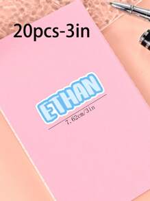 100/50/20/10/1 Pc Customized Name Personalized Stickers - Cartoon Font - Colorful And Variegated Personalized Laptop Stickers, Water Bottle Name Stickers - Suitable For Holiday Gifts, Daily Decorations, Notebook Stickers, Candy Baking Packaging Bag Decorations, School Supplies, Back To School, Multi-Functional, Ornamental, Reusable, Modern, Colorful, Cute, Vintage, Cartoon, Kawaii, Custom, Personalized, Unique, Customized, Workers, Clients, Students, For Business/Work/ Office, For School, Desert Fall Cozy