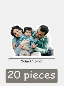 100/80/40/20/10/1pc Customized Alien Photo Stickers, Custom Photo Stickers, Personalized Stickers, Custom Stickers, Water Bottle Stickers, Laptop Stickers, Car Stickers, Your Own Photos, Family Photos, Couple Photos, Girlfriend/Boyfriend Photos, Back To School Season Label Stickers, Custom Photo Stickers, Gift Souvenirs, Holiday Birthday Gifts, Wedding Invitation Stickers,Warm Ambience, Autumn Home Refresh, Xmas Decoration,Home Harmony,Office Decor