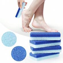 1/4pcs Foot Pumice Stone Exfoliating File, Dead Skin Remover, Foot Care Pedicure Tools, Salon Foot Scrub Pad, Rubbing Board, Pedicure Exfoliating Tool For Men And Women,Double-Sided Foot File,Volcanic Lava To Remove Dead Skin, Foot Scrub, Callus Remover For Hand And Body, Used For Household Personal Cleaning And Care Tools