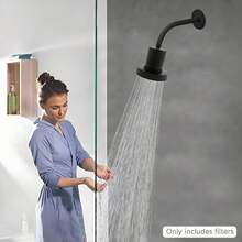 SanBouSi Filtered Shower Head Shower Filter For Healthier Hair & Skin Showerhead With Water Filter Mechanism - Black - View 8
