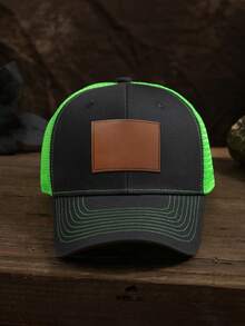 1 pieza Gorra de béisbol de malla con grabado láser personalizable, unisex, se puede personalizar con tu texto/nombre/logotipo/eslogan, casual al aire libre con protección UV, ajustable, transpirable, gorra de béisbol de malla, gorra de camionero, regalo para amigos/niños/adolescentes/padres/parejas/San Valentín/Día de la Madre