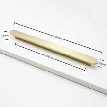 Tiradores de gabinete de aleación de zinc moderna, manijas de puerta de muebles con forma de T de estilo, tiradores sólidos de metal para cajones, herrajes para armarios