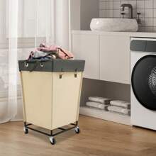 Rolling Laundry Cart Laundry Basket With Wheels Laundry Storage Basket