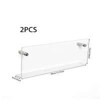 2 Giá đựng tạp chí Acrylic, 15 inch (khoảng 40,7cm) Giá đựng đĩa LP/sổ tay, Giá treo sách thời trang để lưu trữ sách trong phòng chờ, phòng khách, văn phòng, Trong suốt 15,7 inch (khoảng 40cm) - trong suốt - Xem 15
