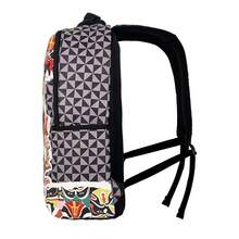 时尚男女通用背包，图案精美，大容量设计，适合高中生、大学生、户外旅行、通勤、校园使用，卡通风格，是送给朋友或孩子的圣诞礼物。 - 彩色 - 查看 4