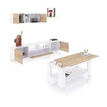 Duehome Pacote de sala de estar com mesa de centro Kenzo Plus V1