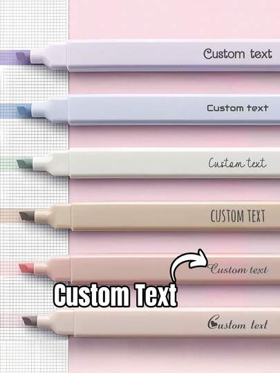 Custom Text Highlighters,Personalized Bible Highlighters,Customized Highlighters Assorted Colors,Customizable Cute Highlighters,Colored Highlighters,School Supplies,Teacher Supplies,Bible Markers,Back To School Supplies,College Essentials,Birthday Gifts,Valentine's Day,Teacher,Student,Friend