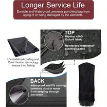 Standing Punching Bag Cover Outdoor Waterproof Standing Heavy Bag Protective Cover For Boxing Bag YFHL3 - 黑色 - 查看 3