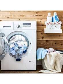 6个装可重复使用的洗衣烘干球 - 防缠绕、去污、防起球，专为特定面料设计，无需用电，可重复使用，洗衣机绒毛去除剂 - 衣物柔顺球，减少褶皱和静电，防止衣物在家中和自助洗衣店缠绕，多种颜色可选