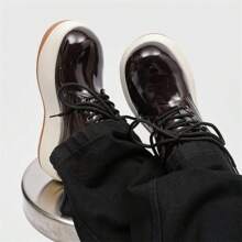 New Arrival Men's Niche American Streetwear Style High-Top Waterproof Snow Boots, Lace-Up, Personalized, Thick Sole, Extra Tall, Lightweight, High-End Bread Shoes