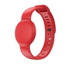 Correa de muñequera ajustable de silicona, cubierta protectora adecuada para Airtag, rastreador de Apple, localizador GPS, smartwatch - Multicolor - Ver 10