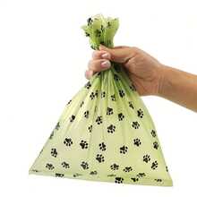 14 Rolls/210 Bags -36 Rolls/540 Bags Pet Garbage Bag, Toilet Bag, Thickened Portable Disposable Cat Feces, Dog Poop Shovel Bag, Suitable For Animal Feces Bags Of Cats And Dogs, Ultra Thick Polyethylene Dog Feces Bag - 透綠色 - 查看 4