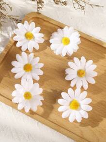 10pcs,Sun Flower Daisy Mini Hair Clips, Sunflower Flowers,Suitable For Beach Vacations, Summer Beach Style, Cute And Fun Hair Clip Set, Claw Clips, Hair Claws, Hair Slide, Hair Barrettes, School Stuff