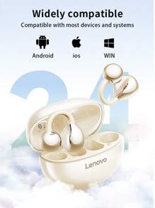 Lenovo Lenovo-TA410 es un nuevo auricular deportivo con clip de conducción ósea aérea con batería de larga duración y alta calidad de sonido.