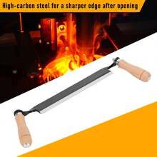 10 In Draw Knife,Felled Draw Shave Knife, Curved Draw Knife Draw Shave Tool Woodworking Debarking Hand Tool, Wood Razor Shaving Wood Barking Tool,Bark Peeler, Drawing Knife, Draw Shave, Shaving Knife,7986317 - 黑與白 - 查看 7