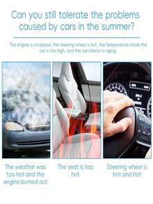 1/2件便携式汽车冷却喷雾，夏季汽车冷却剂，降温，舒适驾驶，消除高温，降低车内温度，缓解干燥 - 彩色 - 查看 5