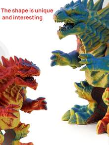 1 buc. Imprimare 3D transfrontalieră, cel mai bine vândut, decorațiune de birou înghețată, transformabilă, jucărie, figură de acțiune, cadou pentru bărbați, obiect de colecție artizanal pentru casă și birou, potrivit pentru Halloween, Crăciun, Ziua Recunoștinței (culoare aleatorie a suprafeței)