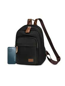 大容量多功能旅行背包，新款牛津布款式，时尚通勤，休闲双肩包，轻便旅行 - 彩色 - 查看 6