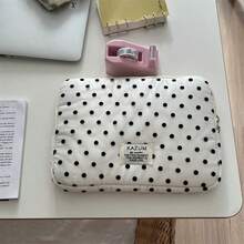 韓式刺繡波點通勤筆電包，適用 11/13/15 吋筆電與平板，適合學生、上班族，開學季適用 - 彩色 - 查看 5