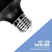 全光谱 LED 植物生长灯 E27/E26 红蓝 3/4/5 可折叠风扇叶片可调节面板室内 AC100-277V 种植补光灯可变形紫外线红外线温室帐篷水培生长箱阳光蔬菜花卉盆景栽培灯灯泡盆栽苔藓多肉水果播种照明 108/126/144/180/210/240/216/252/288Leds