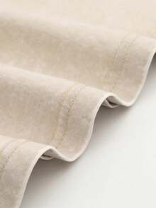 EWH 100% Pure Cotton, Make Old,Retro , Erykah Badu Character Print Vintage Casual Crewneck Top Women's Distressed Cotton T-Shirt,DG004, 230g Round-Neck T-Shirt, Wash Water, Unisex - 杏色 - 查看 7