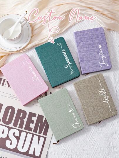 Personalized Name Notebook, Personalized Notebook With Name, Personalized Journal Notebooks, Notebooks For Work, Small Notebook, Diary Book, Notebooks To Write In, Blank Notebook, Journal, Dotted Notebook, Notebook For Men, Small Sketchbook, Pocket Notebook, Notepad, Notepad, Diary Multipurpose, Waterproof, Reusable,