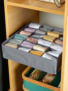 24-Compartment Foldable Underwear Organizer - Multicolor - View 5