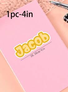 100/50/20/10/1 Pc Customized Name Personalized Stickers - Cartoon Font - Colorful And Variegated Personalized Laptop Stickers, Water Bottle Name Stickers - Suitable For Holiday Gifts, Daily Decorations, Notebook Stickers, Candy Baking Packaging Bag Decorations, School Supplies, Back To School, Multi-Functional, Ornamental, Reusable, Modern, Colorful, Cute, Vintage, Cartoon, Kawaii, Custom, Personalized, Unique, Customized, Workers, Clients, Students, For Business/Work/ Office, For School, Desert Fall Cozy