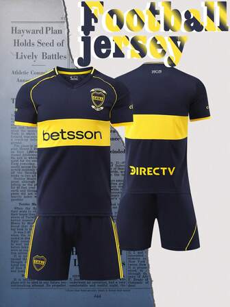 Conjuntos de jerseys de fútbol para hombre, color rojo, transpirables y cómodos, deportes al aire libre de moda, adecuados para la Copa Mundial de Fútbol