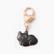 1pc Cat Keychain Pet Key Ring Animal Key Chains Souvenir Gifts For Women Men Cay Keys DIY Handmade Jewelry