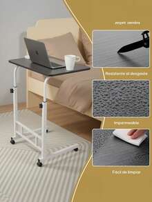 40cmmesa De Computadora Simple Para Levantar Y Bajar La Mesa - Negro - Ver 4