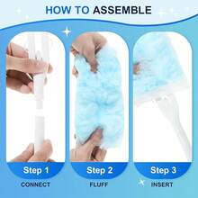 Ehy 10 PCS Disposable Dusters Refills Compatible With Bulk Heavy Duty 360 Degree Duster Replacement Head For Blinds Ceiling Fans And Furniture Dusting - 10 - 查看 5