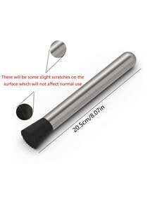 3pcs/Set Stainless Steel Cocktail Muddler And Stirring Spoons, Bar Tools Set - Easily Make Delicious Mojitos And Other Fruit-Based Beverages