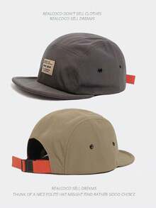 Outdoor Thin Quick-Drying Waterproof Foldable Visor Cap, Unisex Japanese Short Brim Baseball Cap, Soft Brim 5-Panel Sun Hat, Adjustable 55-58cm - Multicolor - View 9