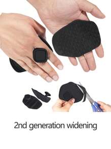 1 Pair Silicone Fingerless Weightlifting Protective Covers - Non-Slip, Calisthenics Gym Equipment, Fitness Gloves, Unisex, Pull Grip Cross Training Hand Grip Protection, Textured Palm Protection, Suitable For Pull Ups, Cross Training, Fitness Workouts, Pulling And Fitness Training Protective Covers Gym Accessories, Sport, Gym, Home Exercise, Women's Gym Gloves, Boxing Gloves, Gym Gloves, Gym Gloves, Men's Gym Gloves