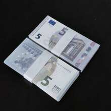 1 conjunto de réplicas de jogos de festa em miniatura de 3 cm x 1,5 cm, com denominação de 100 euros, réplicas de adereços de entretenimento, adereços de decoração de ano novo em papel, presentes de ano novo, adereços de buquê para o Dia dos Namorados em papel, presentes de feriado, adereços de festa em papel, adereços de filmes e TV em papel europeu, adereços de tiro em papel, adereços de papel europeus são os melhores adereços para exibir sua riqueza
