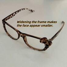 قطعة واحدة إطار نظارات برسمة ليوبارد)نمر(، مناسب للقراءة اليومية ولأكسسوارات العودة للمدرسة، وخصومات لأطقم حفلات نهاية الأسبوع، ولأزياء الحفلات وحفلات عيد الميلاد وحفلات الشاطئ