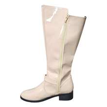 Women Knee-High Boots - Beige - View 4