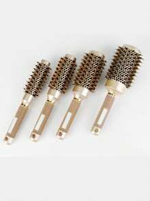 1支装奢华陶瓷圆形金色点缀发梳 - 设计优雅，无需用电，尼龙材质，适用于所有发质，尤其适合打造大波浪发型。其他相关产品包括：梳子、发刷、木梳、发刷、发梳、理发师专用、后梳、发梳、梳头、卷发梳、解结梳、球形梳、迷你发梳、卷发产品、圣诞节用品、美发用品、木梳、发刷、迷你发梳、解结梳、发刷、卷发梳、美发设备、发刷、后梳、造型梳、卷发梳、边缘梳、发梳、梳头、发刷套装、梳头、卷发梳、解结梳、女士发梳、头发、旅行用品、美发工具、美发用品、理发师、理发师配件、理发店、美发设备。 - 彩色 - 查看 9