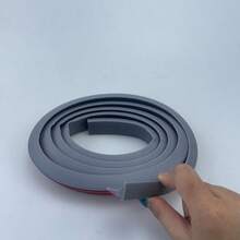 1pc 1m/2m Silicone Self-Adhesive Kitchen Sink Water Barrier Edge, Bathroom Vanity Countertop Waterproof Splash Guard Back To School - Multicolor - View 19