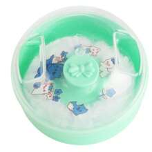 Baby Body Makeup Puff Large Fluffy Soft Face Loose Puff With Container Box, Suitable For Baby Kids Adult Bathing Trip