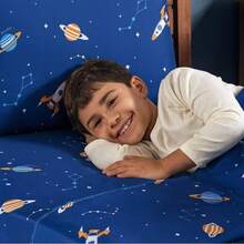 3-Piece Children's Sheet Set, Fun, Colorful Prints, Elastic - Thiên hà - Xem 3
