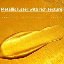 3.38oz/100ML  Golden Paint Metallic Acrylic Paint,Waterproof Not Faded For Statuary Coloring DIY Hand Clothes Painted Graffiti Pigments - Pearl Blue - View 6