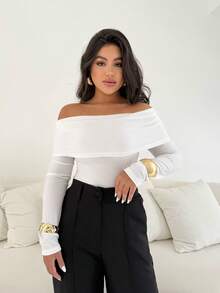 Women Blouses - 白色 - 查看 1