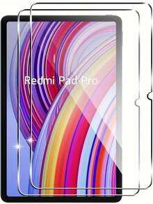 Redmi Pad Pro 12.1 英寸屏幕保护膜，9H 硬度钢化玻璃，晶莹剔透，防指纹和眩光，防刮擦 - Reayou [2 件套] 屏幕保护必需品，适用于日常防护、办公室、家庭垫屏幕保护膜配件防水防震防摔防摔全覆盖 - 無色 - 查看 10
