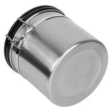Tapa hermética de acero inoxidable conserva la frescura para el almacenamiento de granos de café, recipiente de café con válvula de CO2 premium. - 1200 ml - Ver 2
