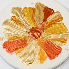 3.38oz/100ML  Golden Paint Metallic Acrylic Paint,Waterproof Not Faded For Statuary Coloring DIY Hand Clothes Painted Graffiti Pigments - Pearl Blue - View 5