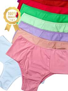Kit 5 Panties Plus Size From GG To G3 Microfiber Rebeka Plus Size - 彩色 - 查看 7