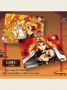 鬼灭之刃无限列车铝箔卡收藏 | 官方动漫集换式卡牌，包含连獠牙和祢豆子 | 收藏版礼品套装